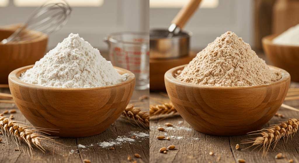 All-Purpose Flour vs Whole Wheat Flour for Banana Bread Baking